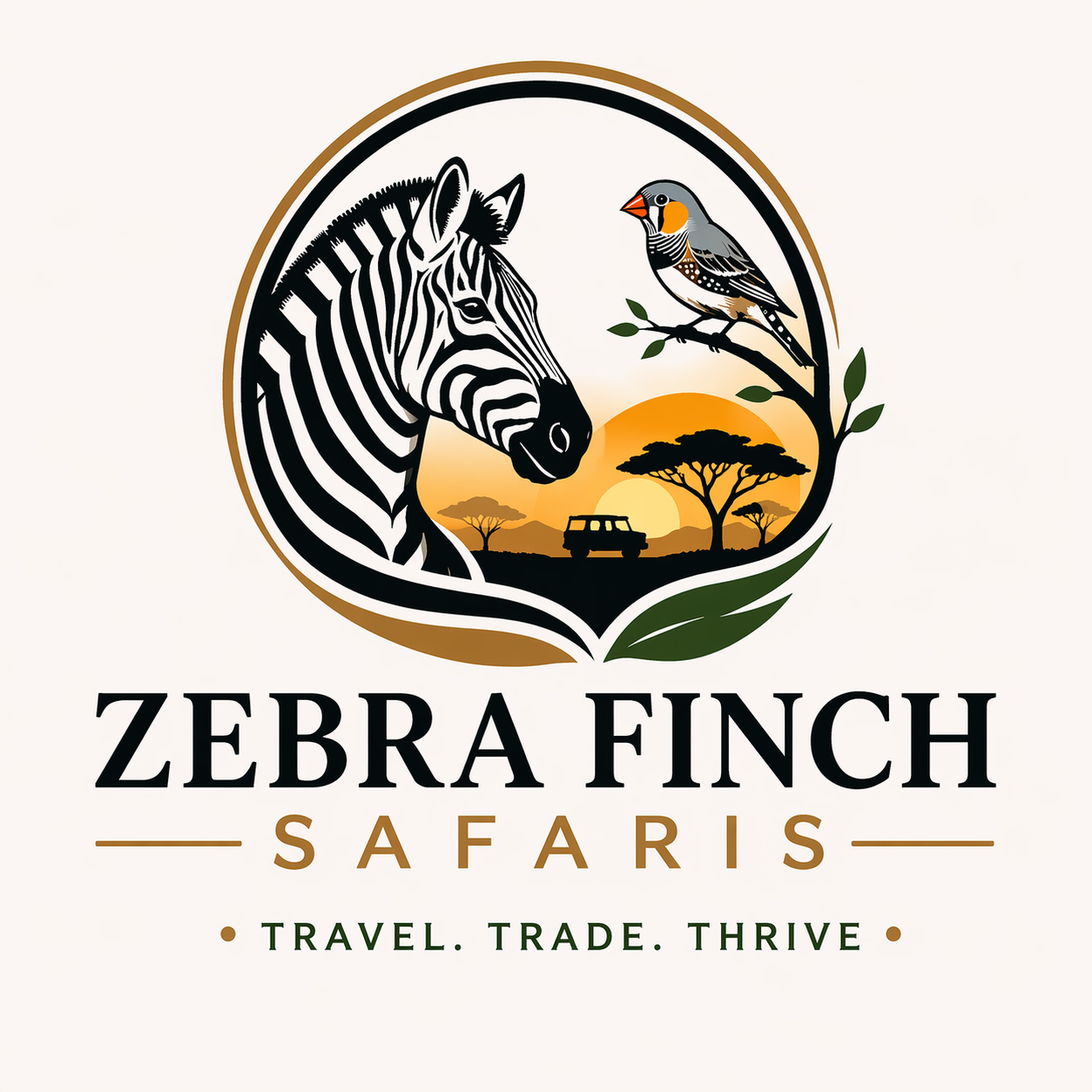 Zebra Finch Safaris Logo